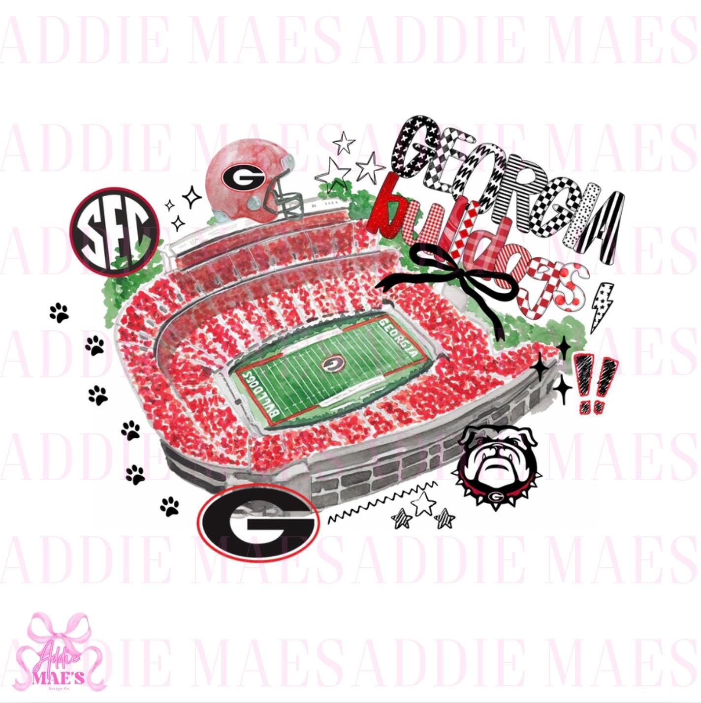 Go Dawgs Athens Stadium Georgia Bulldogs PNG | Georgia Football PNG | PNG Shirt Design | Digital Download
