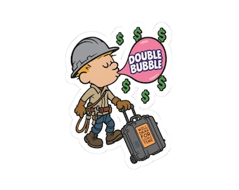 Double Bubble Sticker | Pelican Air | Union proud