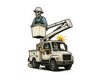Skeleton Crew Sticker | Lineman