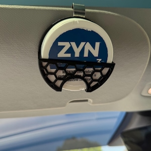 Zyn Nicotine Visor Clip - Customizable Text - Perfect Gift for Zyn Users - Zyn Visor Clip for Car