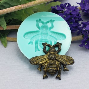 Mini Bees Silicone Mold Bee Mold for Chocolate Insect Mold for Fondant for  Polymer Clay Resin 