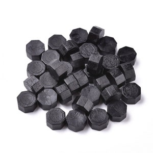 Wax Seal ,  Sealing Wax Bead , Wax Beads, Sealing Beads, Wax Seal (Black) .