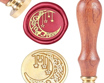 Moon Wax Seal Stamp / Sealing Wax Stamp / Wax Stamp / Sealing Stamp .