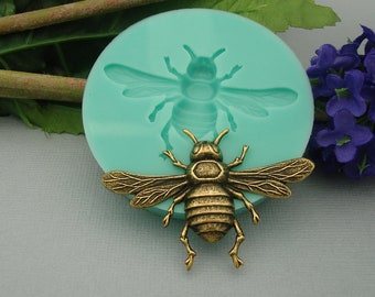 Bee Silicon Mold  Flexible Silicone Mould for Crafts, Jewelry, Resin, Scrapbooking, Polymer Clay.