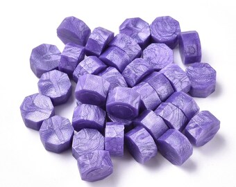 Wax Seal ,  Sealing Wax Bead , Wax Beads, Sealing Beads, Wax Seal (Blue Violet) .