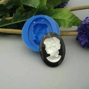 Silicone Mold  Woman  Flexible  for Crafts, Jewelry, Resin, Scrapbooking, Polymer Clay.