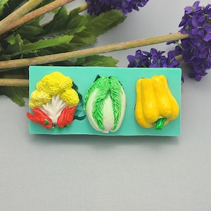 Vegetable Silicone Mold Fondant Mould Cake Decorating Tool for Crafts, Jewelry, Resin, Scrapbooking, Polymer Clay.