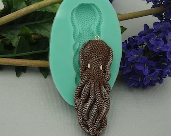 Large Octopus Silicone Mold  Flexible Mold for Crafts, Jewelry, Resin, Scrapbooking, Polymer Clay.