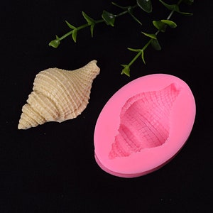 Sea Shell Silicone Mold Fondant Chocolate Candy Cake Decorating Mould Tool.