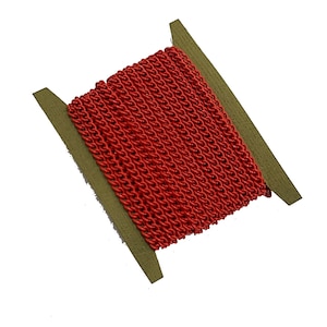 Red Electroplated  Twist  Curb Chain Colored Chain-15 ft.