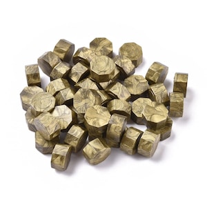 Wax Seal ,  Sealing Wax Bead , Wax Beads, Sealing Beads, Wax Seal (Dark Khaki) .