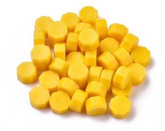 Sello de cera, Perla de cera de sellado, Cuentas de cera, Cuentas de sellado, Sello de cera (oro).