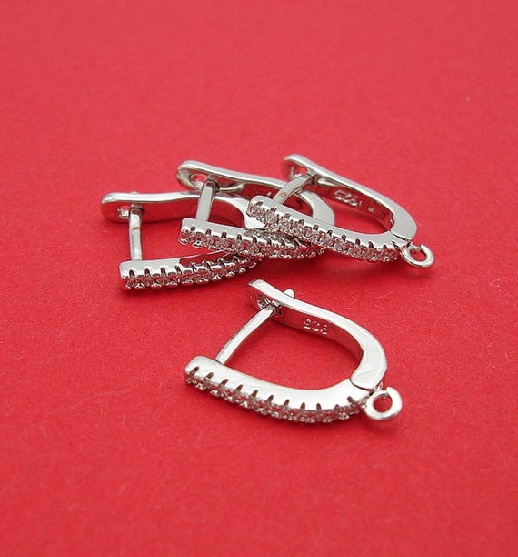 Chiusura stilizzata in argento 925 rodiato per perla semiperfetta a