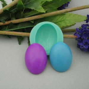 Silicone Mold  Oval Cabochon Stone Jewelry Making Resin Polymer Clay.