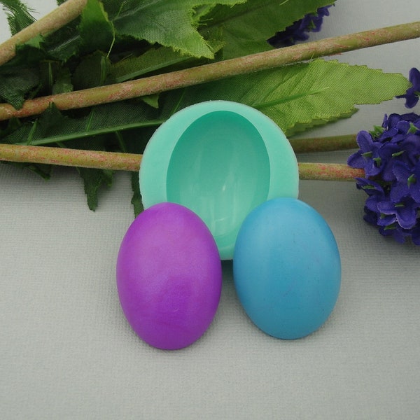 Silicone Mold  Oval Cabochon Stone Jewelry Making Resin Polymer Clay.