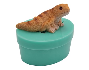 Lizard Silicone Mold for Crafts, Jewelry, Resin, Scrapbooking, Polymer Clay.