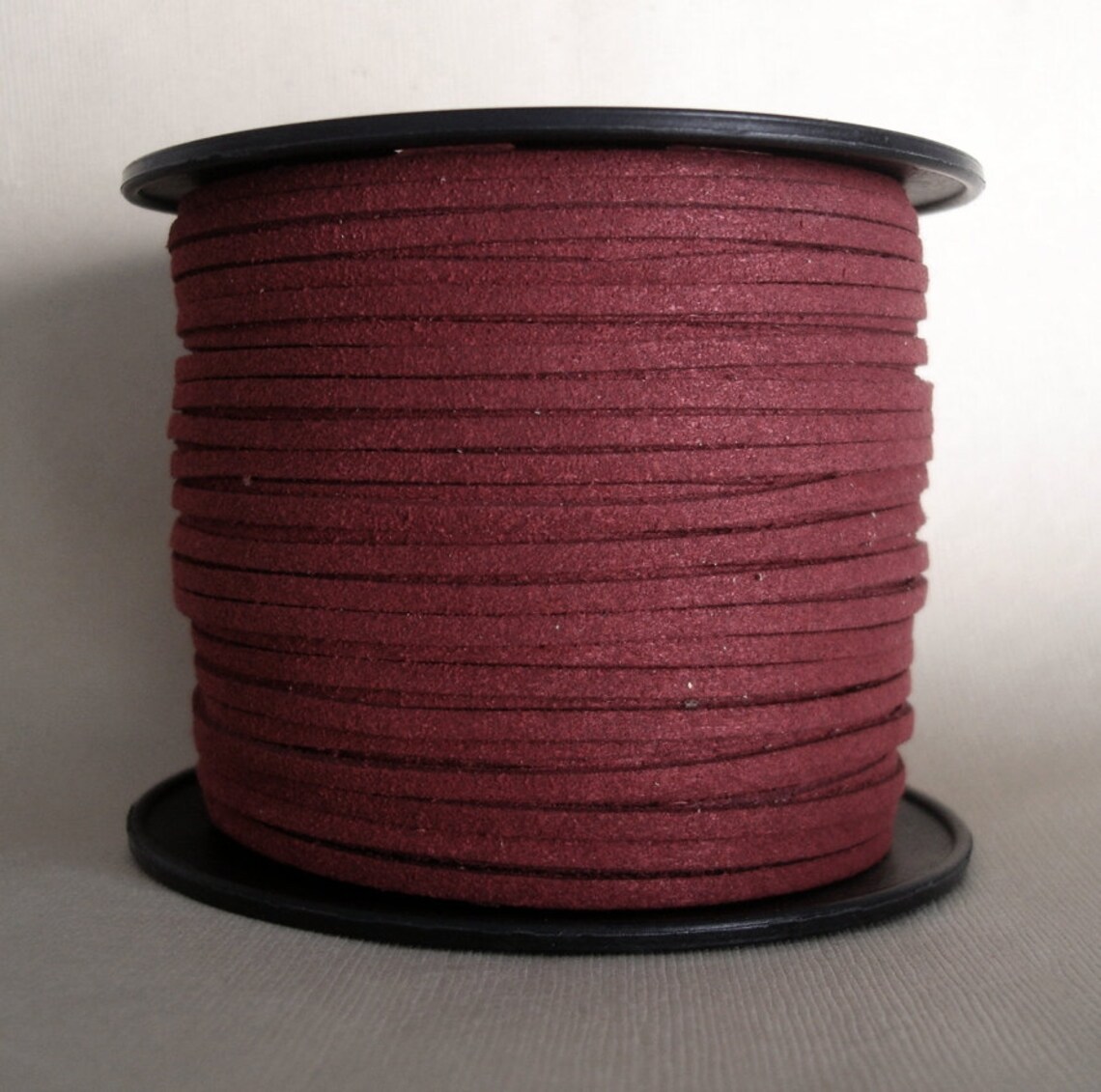 Faux Suede Cord Lace Leather Cord Flat Brown Red 3x1.5mm20ft Etsy