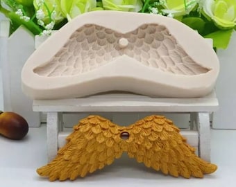RFGHAC Set di 4 stampi in silicone a forma di angelo, per decorare torte di zucchero, cupcake, caramelle, cioccolato, gomma, pasta polimerica