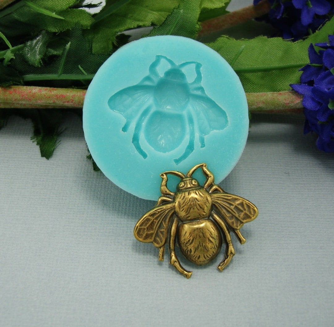 BUMBLE BEE - Flexible Silicone Mold - Push Mold, Jewelry Mold, Polymer Clay  Mold, Resin Mold, Craft Mold, Food Mold, PMC Mold