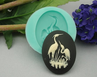 Silikonform Kräne Flexibel für Kunsthandwerk, Schmuck, Resin, Scrapbooking, Polymer Clay.