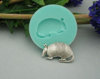 Silicone Mold  Armadillo Flexible  for Crafts, Jewelry, Resin, Scrapbooking, Polymer Clay.