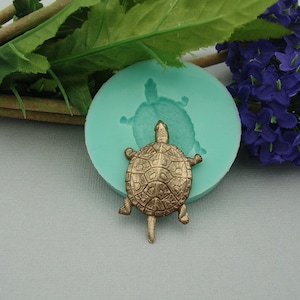 Silicone Mold  Turtle  Flexible  for Crafts, Jewelry, Resin, Scrapbooking, Polymer Clay.