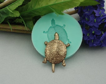 Silicone Mold  Turtle  Flexible  for Crafts, Jewelry, Resin, Scrapbooking, Polymer Clay.