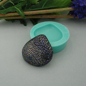 Silicon Mold  Cabochon Drop Irregular Shape Stones Jewelry Making Resin Polymer Clay Push Mold