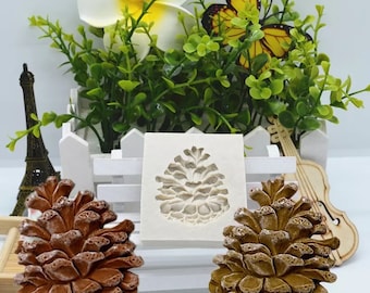 Pine Cone Silicone Mold Fondant Mould Cake Decorating Tool for Crafts, Jewelry, Resin, Scrapbooking, Polymer Clay.
