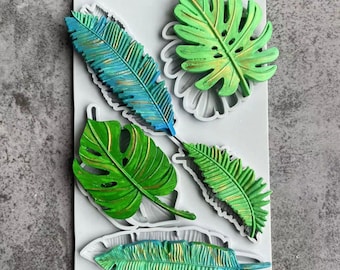 Leaves  Silicone Mold Fondant Mould Cake Decorating Tool for Crafts, Jewelry, Resin, Scrapbooking, Polymer Clay.