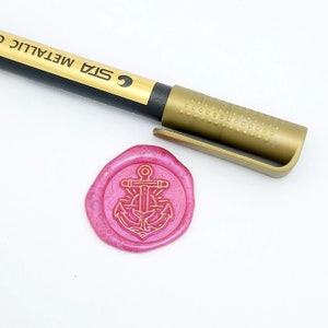 Gold  Metallic Permanent Paint Markers Birthday Gift Card Art Marker for Children School Painting Supplies Art Creative Pen.