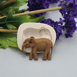 Elefant Silikonform Schmuckherstellung Harz Polymer Clay.