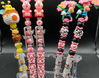 Bolígrafos con cuentas con temática de Disney