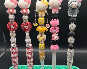 Hello Kitty Beaded Themed Pens