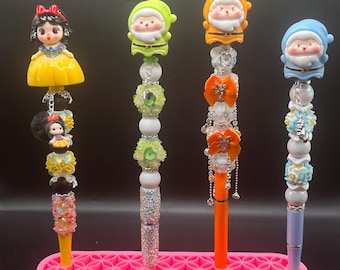 Schneewittchen und die sieben Zwerge Perlen unter dem Motto Stifte