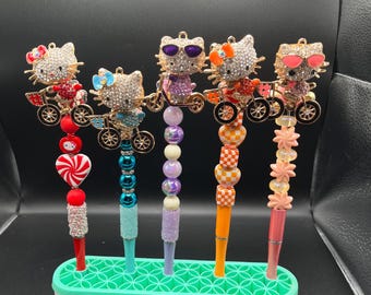 Hello Kitty Beaded Themed Pens