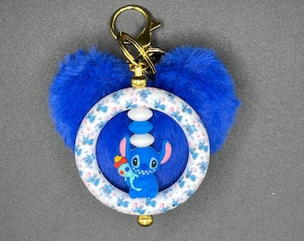 Llaveros variados con cuentas hechas a mano