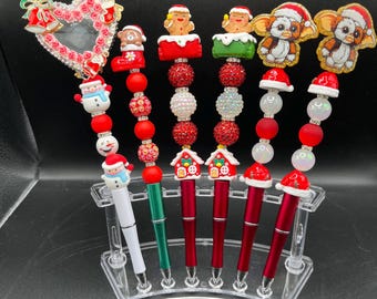 Weihnachts-Themed Perlen-Stifte