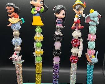 Disney Misc. Beaded Themed Pens