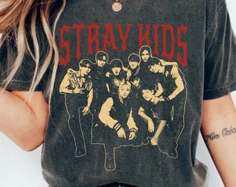 Retro Stray Kids Music Tour Shirt, Gifts For Man And Women Unisex T-Shirt
