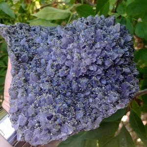 Large Raw Amethyst with Pyrite from Bulgaria - Unique Collector&#39;s Piece