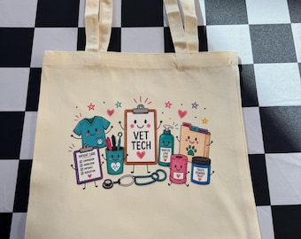 Vet Tech Tote RVT Veterinary Technician Recognition Week