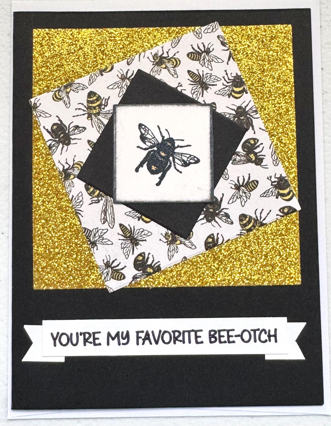 You're My Favorite Bee-otch - Handmade A2 Card - Etsy