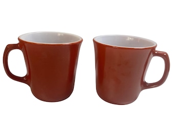 コーニング マグカップ 2個セット ミルクガラス コーヒー/ティーカップ ヴィンテージキッチン用品
