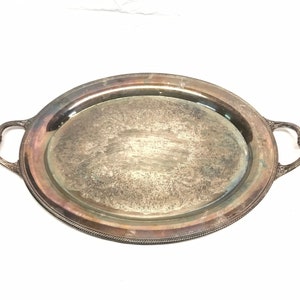 VTG International Silver Co. Castleton 807 verzilverde 20-inch serveerschaal | Restaurant-ober