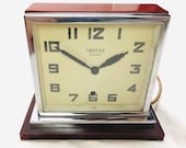 Art Deco Twinface Electric Two Sided Bedroom Clock 1930 39 s ref 20707