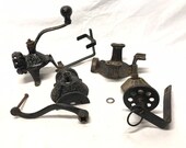 Vintage Scrolled Ornate Wall Mount Coffee Grinder Pat Pending Steampunk Art Kitchen Decor Ref 21328