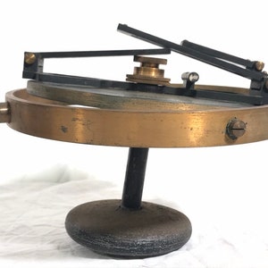 Antique Nautical Pelorus Maritime Navigational Aid Instrument Dumb Compass Wooden Box image 9