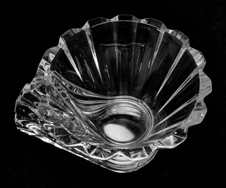 Tealight Votive Mid Century Modern Rosenthal Studio Line Crystal Germany ref 19633 Blossom Pattern