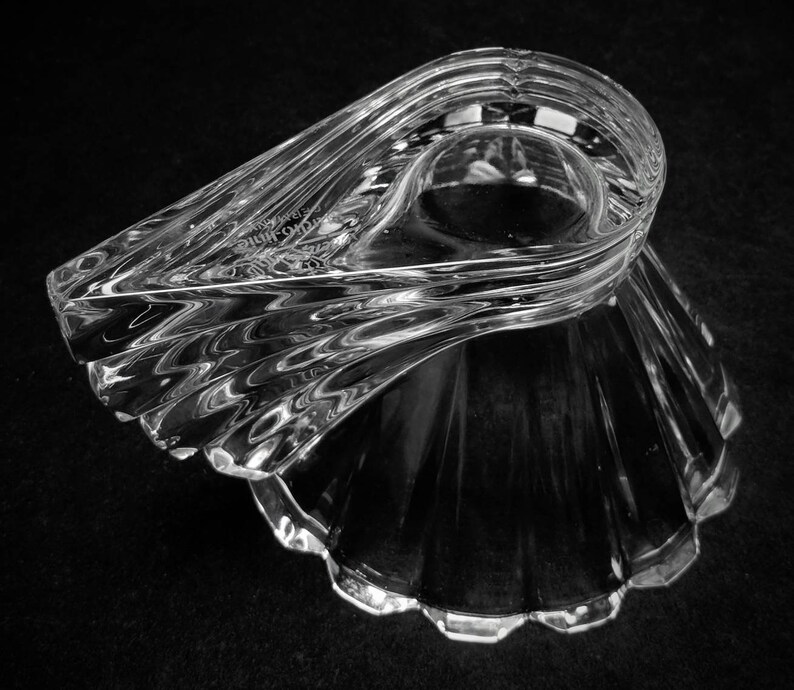Tealight Votive Mid Century Modern Rosenthal Studio Line Crystal Germany ref 19633 Blossom Pattern